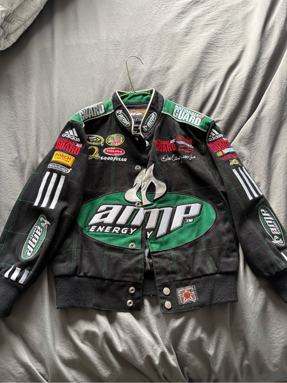 Dale Earnhardt Jr Amp Energy Jacket Youth Small 5/6 Chase Style NASCAR